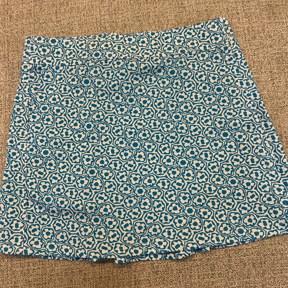 Ripskirt Hawaii Blue and White Mini Skirt